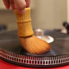 Picture of Soft Record Brush Vinyl Record Dust Cleaner Anti-Static Wood LP Cleaning Brush Turntable Duster Clean Brush for CD Album Cartridge Phono