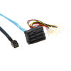 Picture of CableCreation Internal Mini SAS SFF-8643 to (4) 29pin SFF-8482 connectors with SATA Power, 1M / 3.3FT