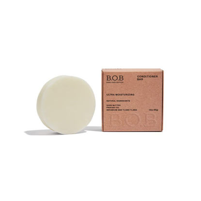 Picture of B.O.B BARS OVER BOTTLES Solid Conditioner Bar for Intense Moisture |Frizz Control| Hair Care, Ideal Ph Balance | Natural, Vegan | Eco-friendly, Sustainable, Plastic Free | Waterless & Zero Waste