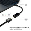 Picture of BENFEI Mini DisplayPort to HDMI 2 Pack, Mini DP(Thunderbolt Compatible) to HDMI 4K Adaptor Gold-Plated Cord Compatible with MacBook Pro, MacBook Air, Mac Mini, Microsoft Surface Pro 3/4