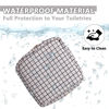 Picture of Waterproof Mini Makeup Bag Pouch for Purse,Nylon Travel Toiletry Organizers Bag Small Cosmetic Bag Pouch for Women Girl,Cute Zipper Pouch Coin Purse Preppy Storage Bag for School Work(Mini-Checkered)