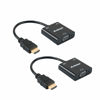 Picture of HDMI to VGA with Audio,Anbear Gold-Plated HDMI to VGA Adapter 2 Pack (Male to Female) Compatible for Computer, Desktop, Laptop, PC, Monitor, Projector, HDTV, Chromebook,Roku, Xbox and More