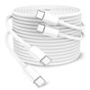 Picture of 100W USB C to USB C Cable 2-Pack 10ft, Upgraded Fast Charging USB Type C to Type C Cable, USB-C Cord Phone Charger compatible with iPhone 15 Pro Max iPad Pro 12.9 Air Mini Macbook Air, Pixel S21 etc.