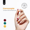 Picture of Beetles Gel Nail Polish Set - Cornucopia Collection 6 Pcs Burgundy Red Full Maroon Gel Polish Kit Orange Gold Glitter Fall Winter Green Gel Polish Nail Art Nails Decoration Gifts for Women