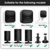 Picture of ZHANDEYUA Adhesive Wall Mount for Blink Mount No Drilling Screwing Bracket Holder for Blink Outdoor/Blink Mini/Blink Indoor Camera Round Mount Cameras Quick Paste Installation,Black-3 Pack