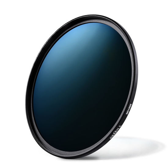 Picture of GREEN.L 55mm ND1000 ND Filter Slim Neutral Density Lens Filter Optical Glass 10 Stop