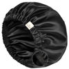 Picture of YANIBEST Silk Bonnet for Sleeping Satin Bonnets for Black Women and Men Double Layer Ajustable Bonnet for Curly Braids Hair