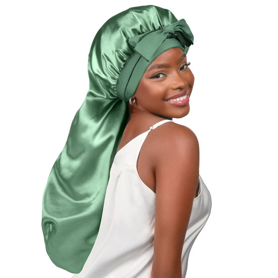 YANIBEST Satin Bonnet Silk Bonnet Hair Bonnet for Sleeping Hair Bonnets for  Wome