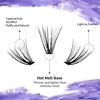 Picture of Lash Clusters Individual Lashes 300PCS C/D Curl Eyelash Extensions 0.07mm Thickness Soft Volume Lashes Extension 8-16mm Mixed Length Beginner Use Lashes(300PCS-30D-0.07CC,8-16mm Mixed Tray)