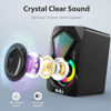 Picture of NJSJ Computer Speakers,2.0 USB Powered Gaming Speakers with RGB LED Light 3.5mm Aux Input Stereo Mini Multimedia Speaker for PC, Desktop, Laptop, Cellphone, Monitor