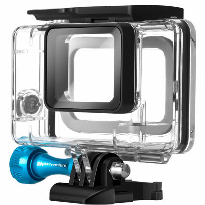 Picture of MiPremium Waterproof Housing Case for GoPro Hero 7 6 & 5 Black. Underwater Protective Diving Shell Cage Mount Accessories Aluminium Screw & Quick Release Buckle Accessory for Hero7 Action Camera