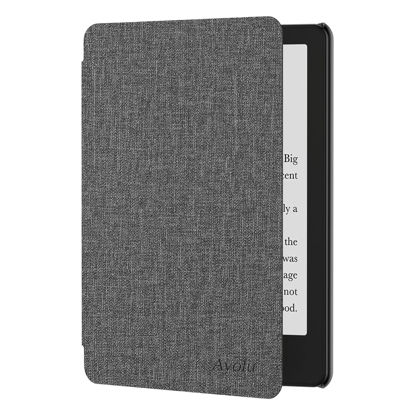 Picture of Ayotu Case for All-New 6.8" Kindle Paperwhite (11th Generation - 2021 Release), Durable Smart Cover with Auto Sleep/Wake, Only Fit 2021 Kindle Paperwhite or Signature Edition, Gray
