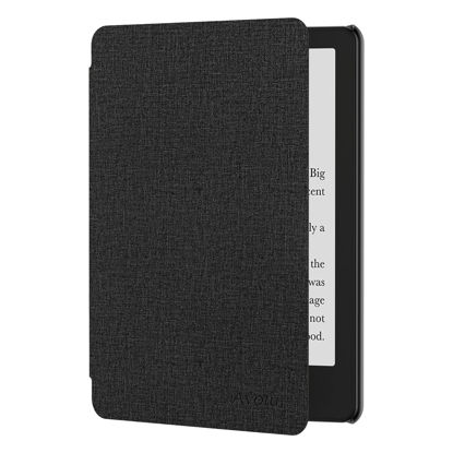 Picture of Ayotu Case for All-New 6.8" Kindle Paperwhite (11th Generation - 2021 Release), Durable Smart Cover with Auto Sleep/Wake, Only Fit 2021 Kindle Paperwhite or Signature Edition, Black