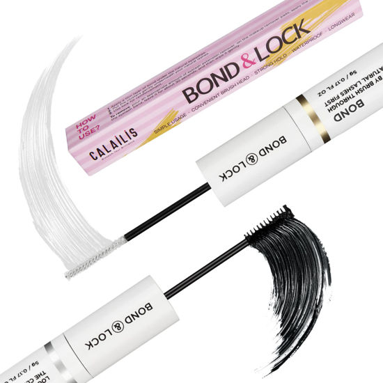 Picture of Lash Bond and Seal, CALAILIS Cluster Lash Glue for Lash Clusters Strong Hold and Long Lasting 72 Hours Bond and Seal Lash Glue Waterproof Non-irritating Suitable for Sensitive Eyelash Glue