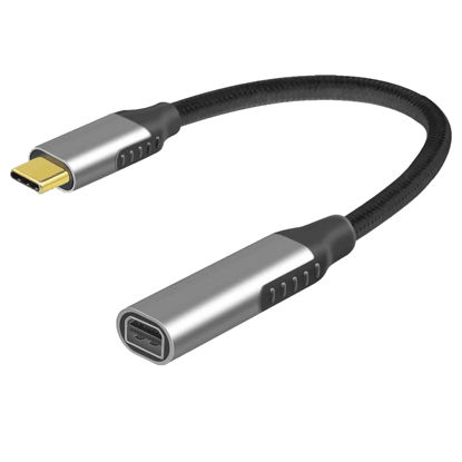 Picture of Knaive USB Type C to Female Mini DisplayPort 0.6ft DP Adapter Support 4K@60Hz Compatible with MacBook Pro Dell XPS and USB C Device to Mini DP Monitor/Display