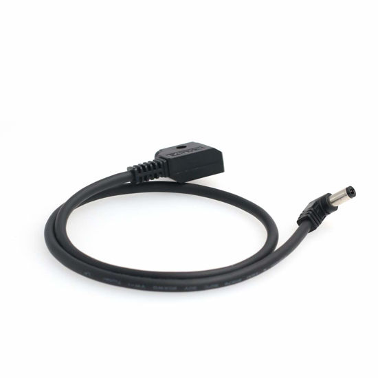 Picture of SZRMCC for Anton Bauer D Tap to DC 5.5X 2.5mm Power Supply Cable for DSLR Rig BlackMagic Cameras SmallHD DP6-SDI DP6-SLR Monitor (Right Angle DC2.5, 60cm)