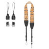 Picture of Eggsnow Camera Strap 2" Wide Jacquard Camera Straps, Binocular Strap Universal Shoulder Strap for All DSLR Cameras & Binoculars, Great Gift for Men Women Photographers (A1 - Orange Personality)