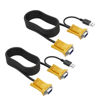 Picture of MT-VIKI 2-in-1 USB VGA KVM Cable for USB KVM Switch VGA (6ft 2packs)