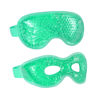 Picture of 2PCS Gel Eye Mask Reusable Hot Cold Therapy Gel Bead Eye Mask for Puffiness /Dark Circles/Eye Bags /Dry Eyes/Headaches/Migraines/Stress Relief, Cooling Eye Mask Hot/Cold Compress Eye Mask (Green)