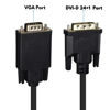 Picture of DVI to VGA Cable, DVI-D 24+1 to VGA 10 Feet Cable Male to Male Gold-Plated Cord for Computer, PC Host, Laptop, Graphics Card to HDTV, LG HP Dell Monitor, Display Screen and Projector(10 Feet)