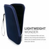 Picture of kwmobile Neoprene e-Reader Pouch Size 6" eReader - Universal eBook Sleeve Case with Zipper, Wrist Strap - Dark Blue