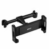 Picture of simr Car Headrest Tablet Mount Holder Car Back Seat Tablet Stand for Kids, Compatible with iPhone 14 13 12 Pro iPad Air Pro Mini Galaxy Tab Kindle Fire HD, 4.7-12.9 inch Devices (Black)