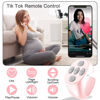 Picture of Bluetooth Remote Control for TIK Tok Kindle App Page Turner, Wireless Scrolling Ring for TikTok, iPhone, iPad, Phone, iOS, Android, Photo Clicker Selfie Button Camera Shutter Video Recording - Pink