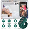 Picture of Bluetooth Remote Control for TIK Tok, Page Turner Scrolling Ring for TikTok iPhone, iPad, Cell Phone, iOS, Android, Kindle App Clicker Selfie Button Photo Camera Shutter Video Recording - Green