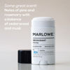 Picture of MARLOWE. No. 024 Natural Deodorant for Men 2.5oz | Aluminum Free Stick | Made with Coconut Oil, Shea Butter, Jojoba | Only No-Nonsense Ingredients that Work Best | Fresh & Woodsy Scent