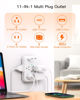 Picture of Surge Protector, USB C Multi Plug Outlet, Outlet Extender with 8 Outlets 3 USB(2 USB C), USB Wall Charger, 3-Sided, 900J Outlets Splitter Wall Plug Adapter Spaced for Home Travel Dorm Room Essentials…