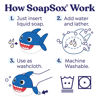 Picture of SoapSox Kids Exfoliant Bath Scrub, Exfoliating Soft Animal Toy Wash Cloth Sponge, Fun Bath Loofah Characters with Soap Pocket Insert for Babies, Kids, Children