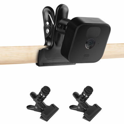 Picture of 2Pack Clip Clamp Mount for Blink Outdoor 4 (4th Gen) / (3rd Gen), Blink XT / XT2, Blink Mini, Metal Clip Holder to Attach Your Camera Anywhere with No Tools