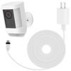 Picture of ALERTCAM Power Adapter for Ring Spotlight Cam Plus/Pro (Battery), with 25Ft/7.5m Flat Weatherproof Outdoor Cable Continuously Power Your Ring Camera - White