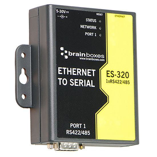 Picture of Brainboxes ES320 Device Server 10MB LAN, 100MB LAN, RS422, Rs485 (ES-320)