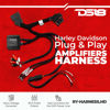 Picture of DS18 RY-Harness.HD Harley Davidson Plug and Play Harness for Amplifiers, 4 Channel RCA Pre-Output Ready to Use - Great for Upgrade Your Motorcycle Sound System