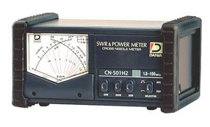 Picture of Comet CN-501H2 CN501-H2 Original Daiwa SWR Power Meter, AVG Reading, 2KW Power (1.8~60MHz, 1 KW 144MHz) - UHFSO-239 Connector, Black, Medium