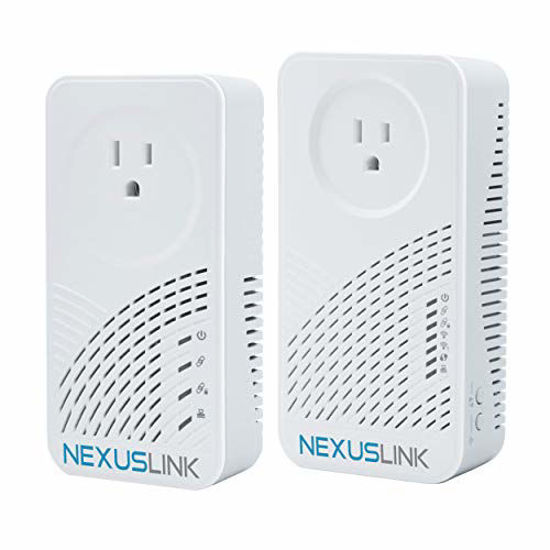 Picture of NexusLink G.hn 2000 Mbps Powerline Wireless Ethernet Bridge Adapter AC1200, 2 Units Kit, (GPL-2000WAC-KIT)