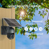 Picture of Xega 4G LTE Cellular Security Camera Outdoor Solar Camera Wireless, 2K HD Color Night Vision PTZ 360° View, Smart PIR Motion Detection, 2-Way Talk, No WiFi, SIM Card Included, IP66 - US Version