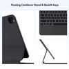 Picture of iPad Pro 12.9 Keyboard Case: Magnetic Floating Magic Smart Keyboard Folio for iPad Pro 12.9-inch (6th, 5th, 4th and 3rd Gen), Bluetooth Wireless Backlit Rechargeable Keyboard Case with Touchpad