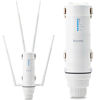 Picture of Latest AC1200 Long Range Outdoor WiFi Extender, Dual Band 2.4+5G 1200Mbps 802.11AC Outside PoE Access Point (AP)/Wireless Repeater/Mesh Signal Booster Internet Amplifier with 4 Antennas (WN572HP3)