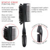 Picture of Cricket Static Free Ponytail Double-Sided Bristle Hair Brush and Comb for Styling, Anti-Static Teasing Volume Back Combing Sectioning Parting Hairstyling Hairbrush Comb for All Hair Types