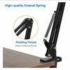 Picture of Desk Webcam Arm Stand Adjustable Desktop Clamp Suspension Boom Scissor Mount Stand Holder - Built-in 1/4" Screw for Logitech Webcam C930e,C930,C920, C922x,C922, Brio 4K, C925e,C615