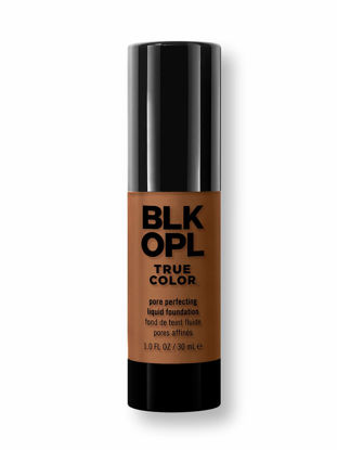 Picture of BLK/OPL TRUE COLOR Pore Perfecting Liquid Foundation, Warm Almond - enriched with Vitamins C & E, paraben-free, fragrance-free, cruelty-free