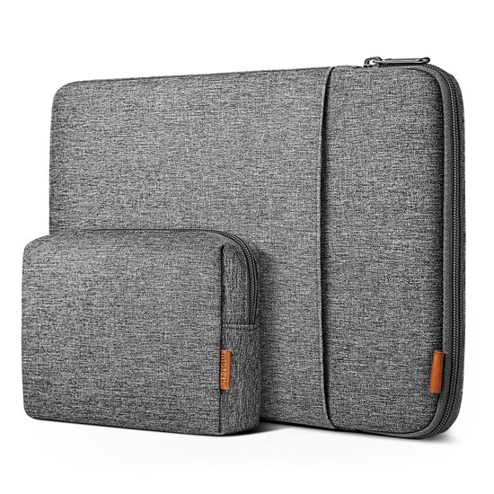 Picture of Inateck 12.3-13 Inch Laptop Case Sleeve 360° Protection Compatible with 13 inch MacBook Air M2/M1 2018-2022 A2337/A2179, MacBook Pro M2/M1 2016-2022, Surface Pro 9/8/7/6/X/5/4/3 with Accesory Bag