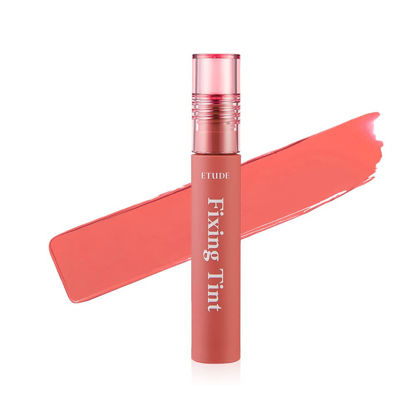 Picture of ETUDE Fixing Tint #13 Melange Rose | Long Lasting High Pigmented Liquid Lipstick |Waterproof Lightweight Matte Finish Lip Stain| Full Coverage