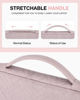 Picture of BAGSMART Laptop Sleeve Bag Compatible with MacBook Air/Pro, 13-13.3 inch Notebook, Compatible with MacBook Pro 14 Inch, MacBook Air M2 Sleeve 13 Inch, Laptop Case with Accessories Bag, Pink