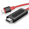 Picture of [Apple MFi Certified] Lightning to HDMI,Lightning to HDMI Adapter Cable 2K Lightning to Digital AV Adapter Sync Screen Converter for iPhone iPad iPod on TV Monitor Projector-6.6ft,Red,Plug and Play