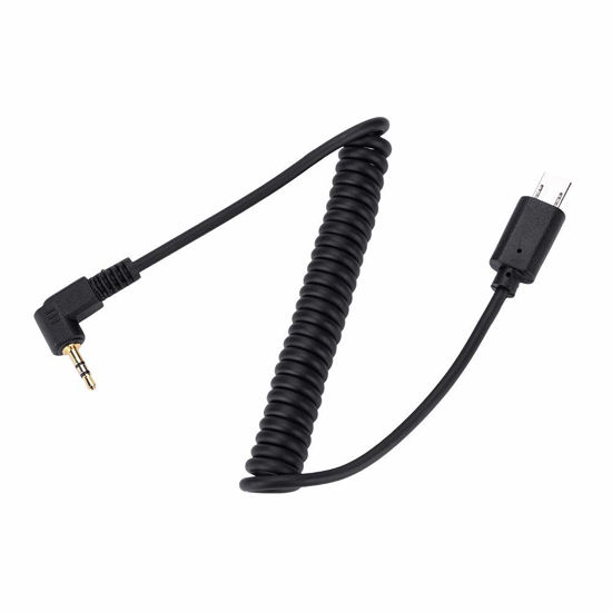 Picture of RM-VPR1 3.5mm/2.5mm S2 Shutter Release Cable Cord for Sony A7III/A9/A99 II/A7 II/A6500 Camera(2.5mm-S2)