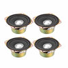 Picture of uxcell 10W 4 Ohm 3 Inch 78x78x39mm Anti-Magnetic Speaker Tweeter Speakers 4pcs