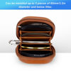 Picture of PU Lens Filter Pouch Case for 5 Circular Filters Up to 82mm, Circular Lens Filter Protector Storage Case Layered Design Lens Filter Cover Waterproof Box